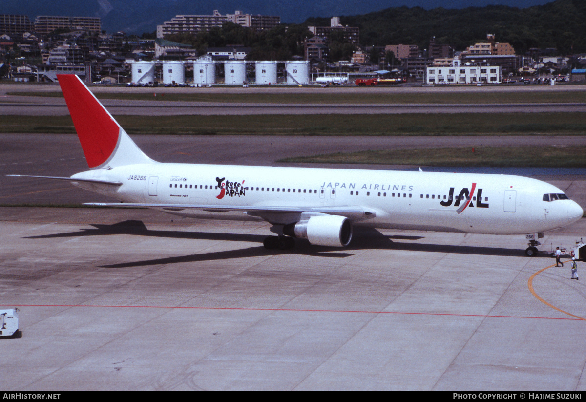 Aircraft Photo of JA8266 | Boeing 767-346 | Japan Airlines - JAL | AirHistory.net #391181