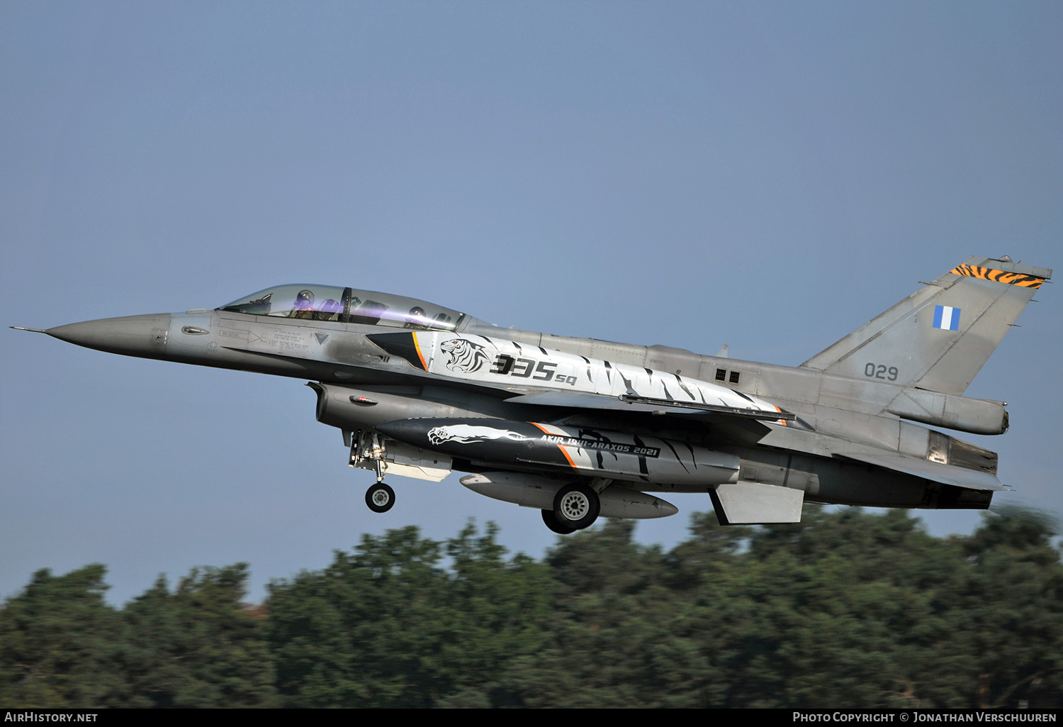 Aircraft Photo of 029 | Lockheed Martin F-16D Fighting Falcon | Greece - Air Force | AirHistory.net #391195