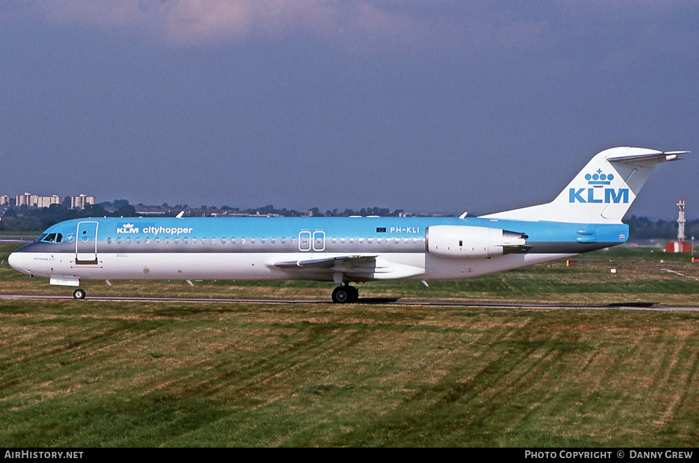 Aircraft Photo of PH-KLI | Fokker 100 (F28-0100) | KLM Cityhopper | AirHistory.net #391209