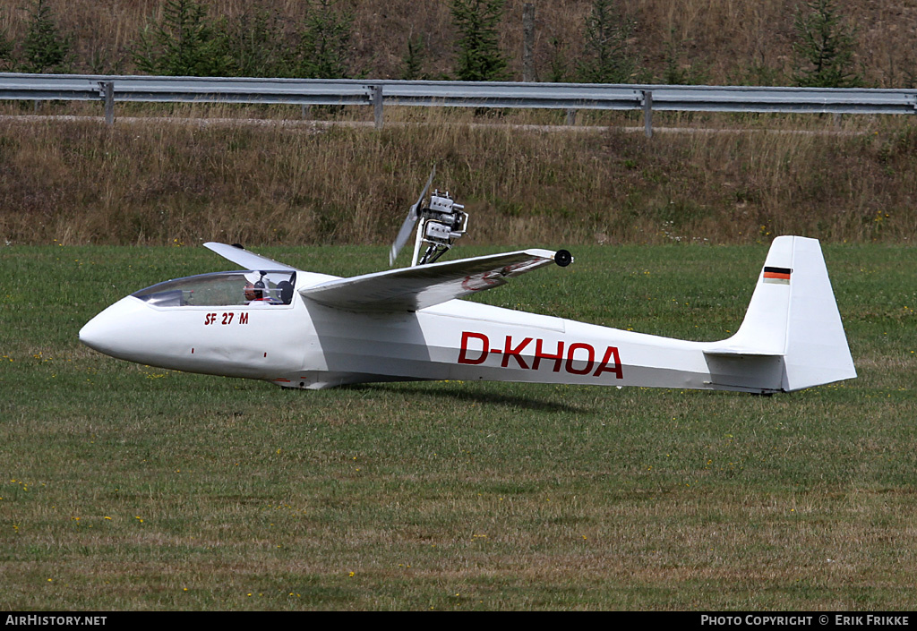 Aircraft Photo of D-KHOA | Scheibe SF-27M-A | AirHistory.net #391240