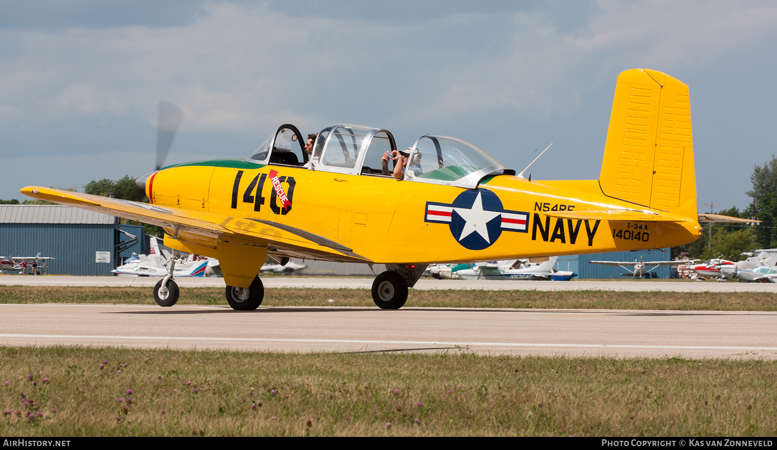 Aircraft Photo of N54RF / 140140 | Beech T-34A Mentor | USA - Navy | AirHistory.net #391311