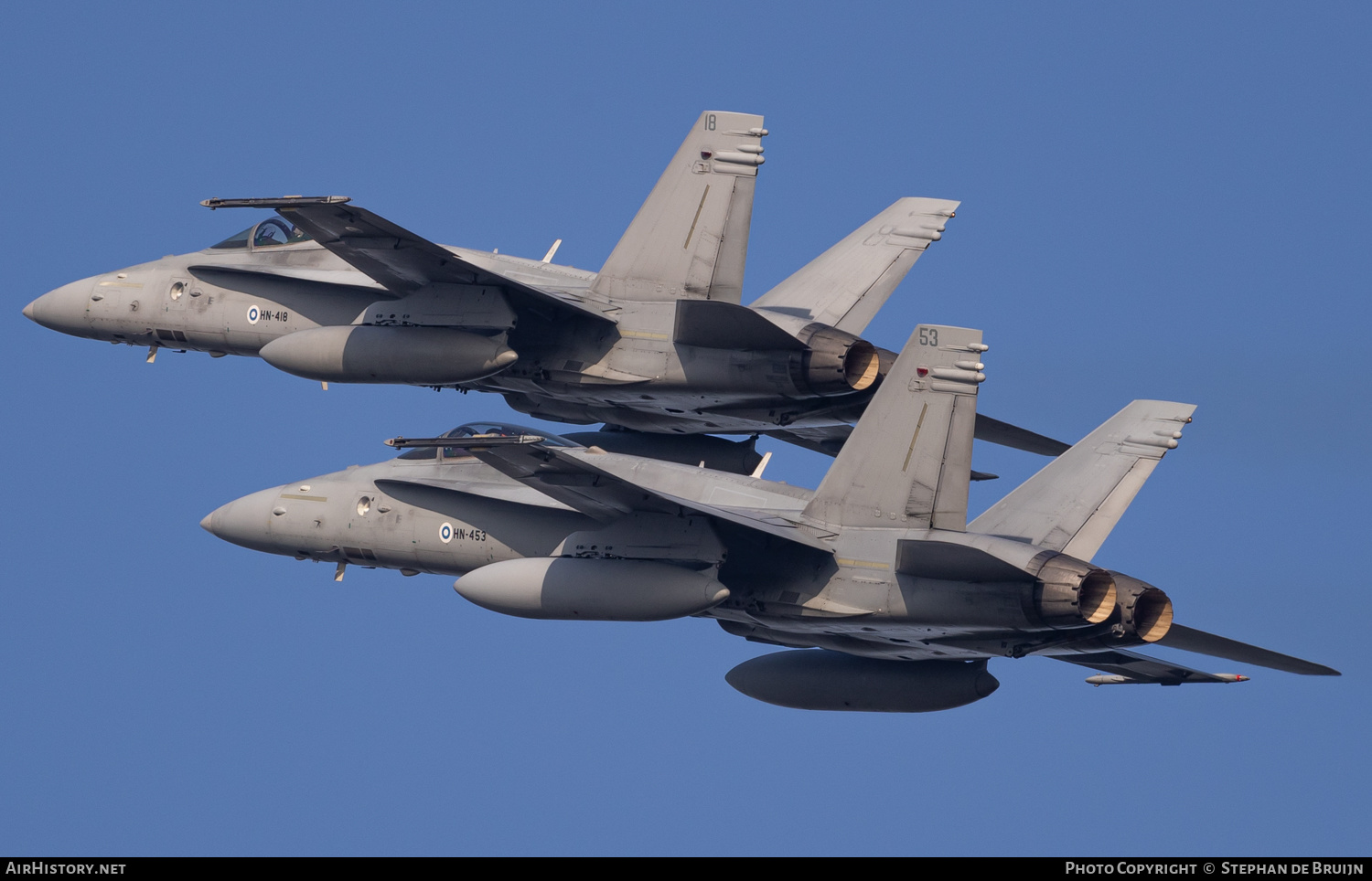 Aircraft Photo of HN-453 | McDonnell Douglas F/A-18C Hornet | Finland - Air Force | AirHistory.net #391330