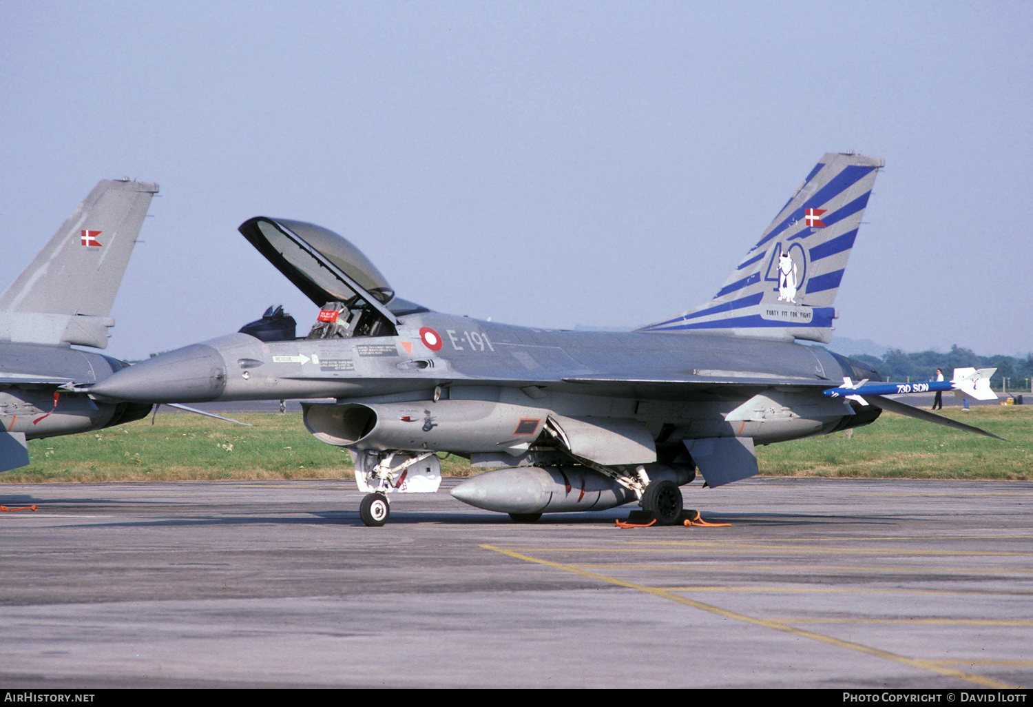 Aircraft Photo of E-191 | General Dynamics F-16A Fighting Falcon | Denmark - Air Force | AirHistory.net #391332
