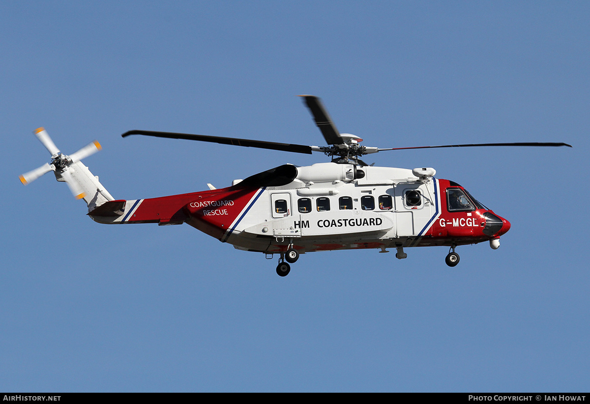Aircraft Photo of G-MCGL | Sikorsky S-92A | HM Coastguard | AirHistory.net #391408