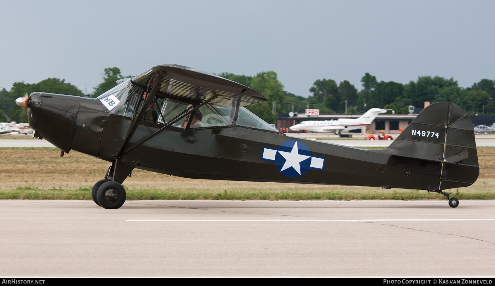 Aircraft Photo of N49774 | Taylorcraft L-2M Grasshopper | USA - Air Force | AirHistory.net #391456