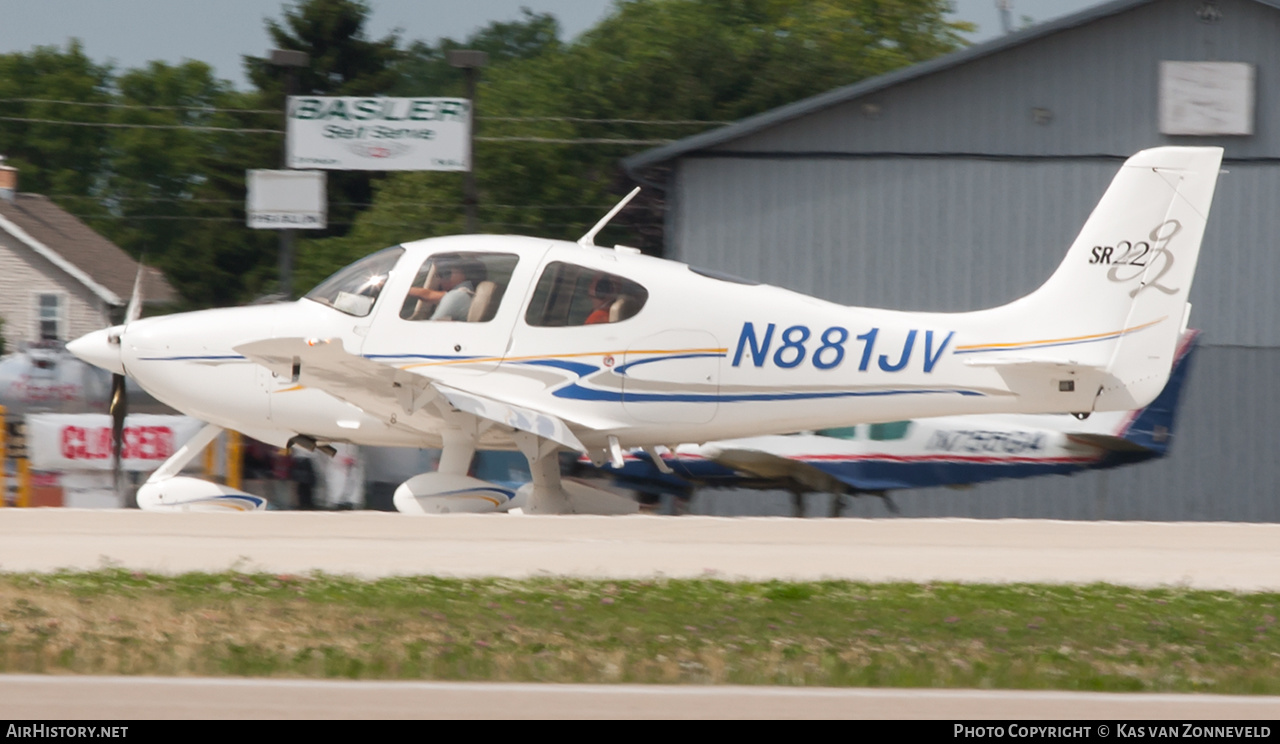 Aircraft Photo of N881JV | Cirrus SR-22 G2 | AirHistory.net #391467