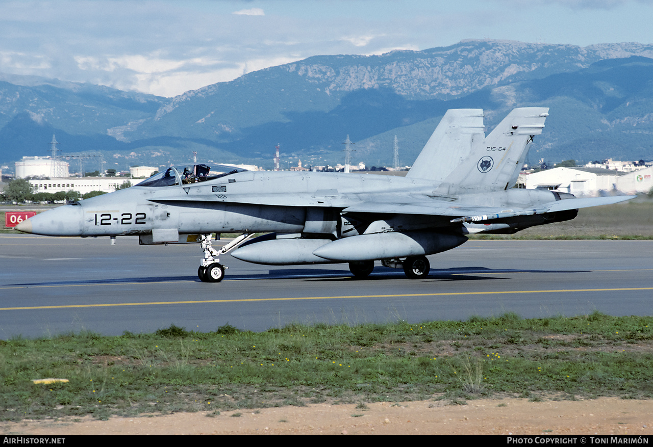 Aircraft Photo of C.15-64 | McDonnell Douglas EF-18A Hornet | Spain - Air Force | AirHistory.net #391530