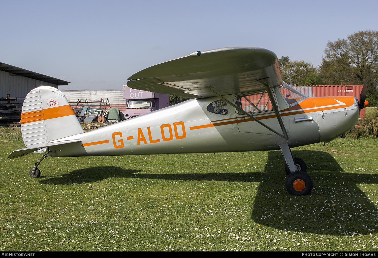 Aircraft Photo of G-ALOD | Cessna 140 | AirHistory.net #391543