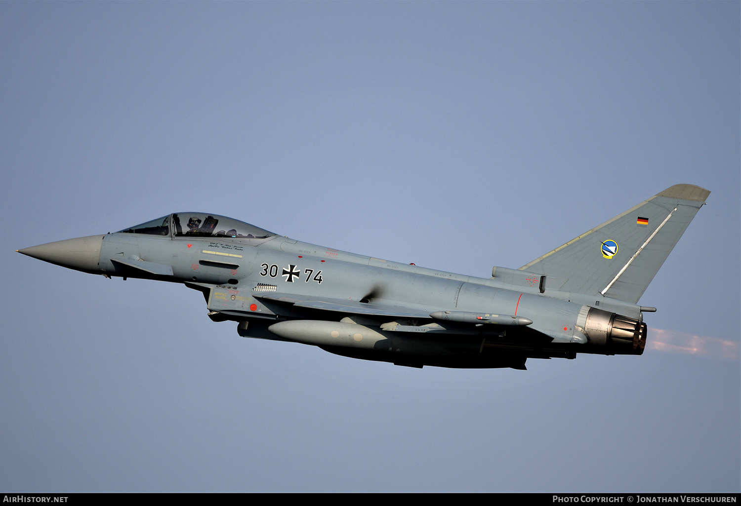Aircraft Photo of 3074 | Eurofighter EF-2000 Typhoon S | Germany - Air Force | AirHistory.net #391544
