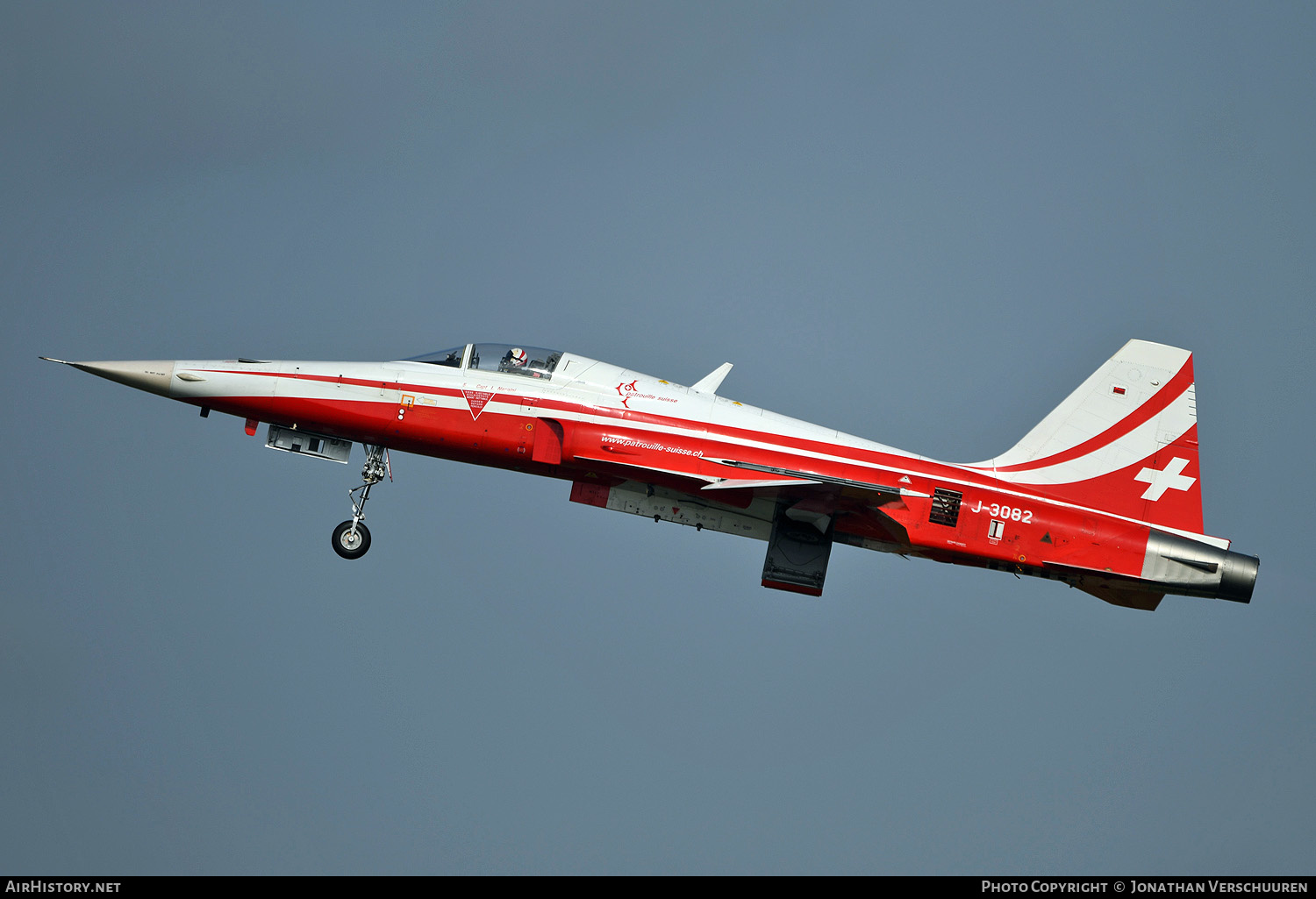 Aircraft Photo of J-3082 | Northrop F-5E Tiger II | Switzerland - Air Force | AirHistory.net #391555