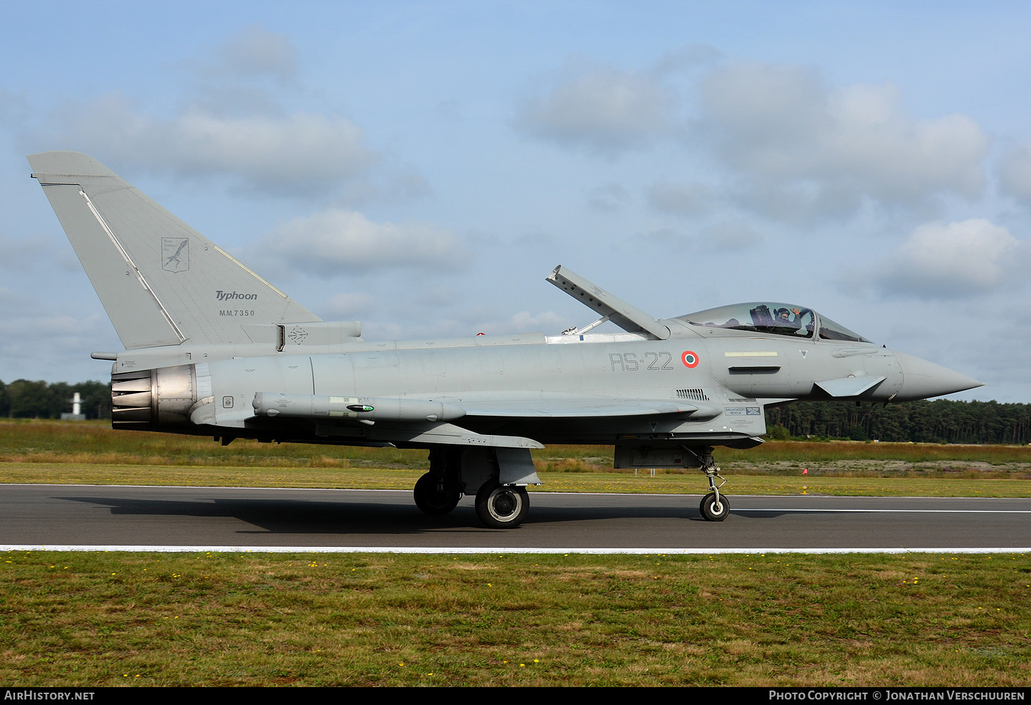 Aircraft Photo of MM7350 | Eurofighter F-2000A Typhoon | Italy - Air Force | AirHistory.net #391559