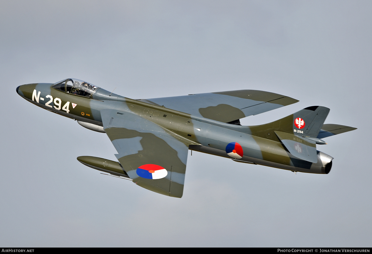 Aircraft Photo of G-KAXF / N-294 | Hawker Hunter F6A | Netherlands - Air Force | AirHistory.net #391563
