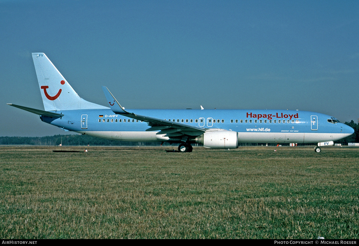 Aircraft Photo of D-AHFV | Boeing 737-8K5 | Hapag-Lloyd | AirHistory.net #391573