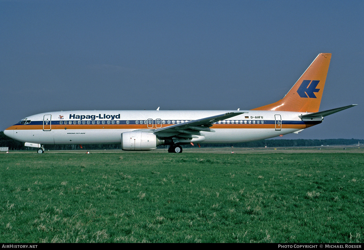 Aircraft Photo of D-AHFG | Boeing 737-8K5 | Hapag-Lloyd | AirHistory.net #391574