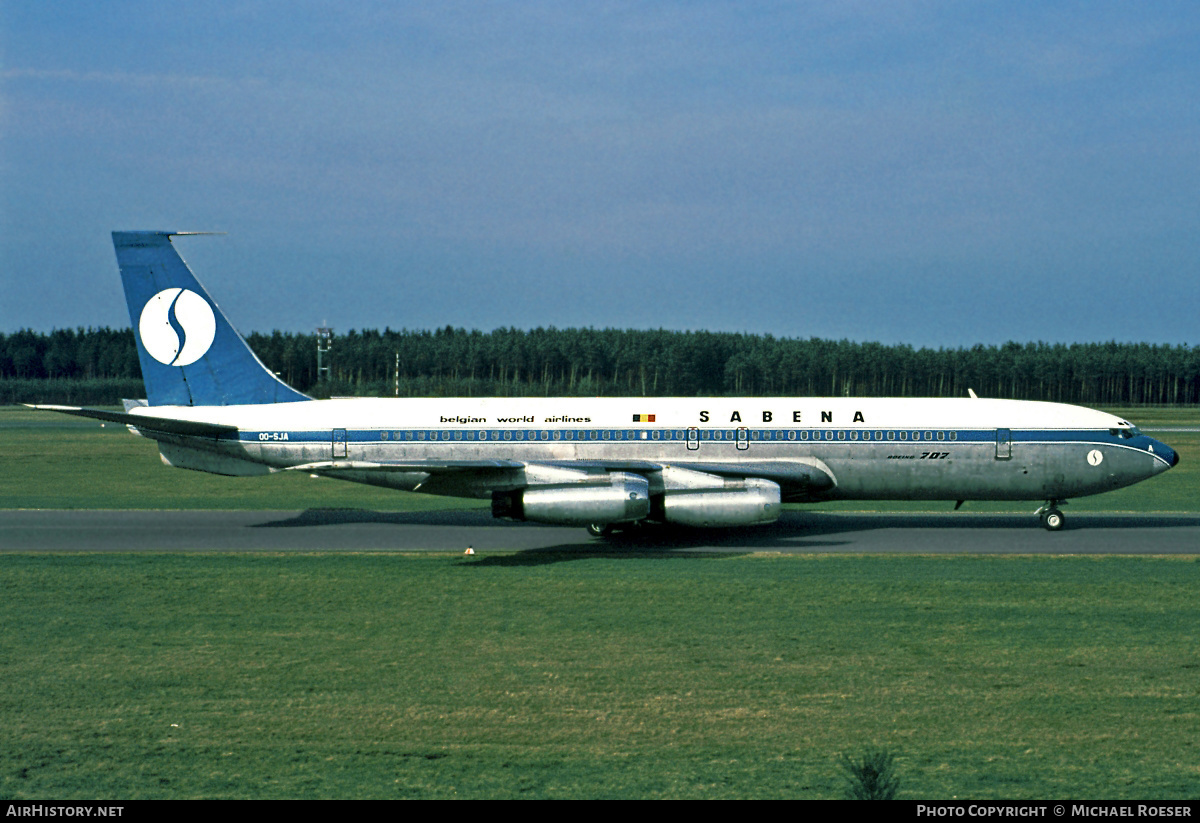 Aircraft Photo of OO-SJA | Boeing 707-329 | Sabena | AirHistory.net #391575