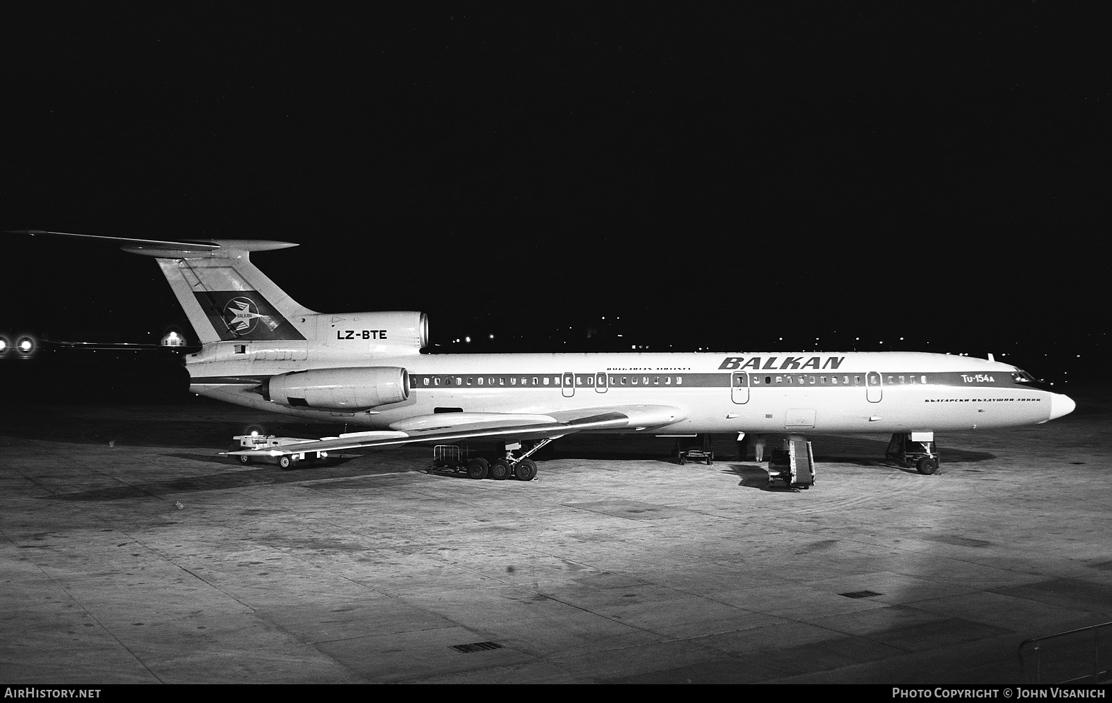 Aircraft Photo of LZ-BTE | Tupolev Tu-154B | Balkan - Bulgarian Airlines | AirHistory.net #391615