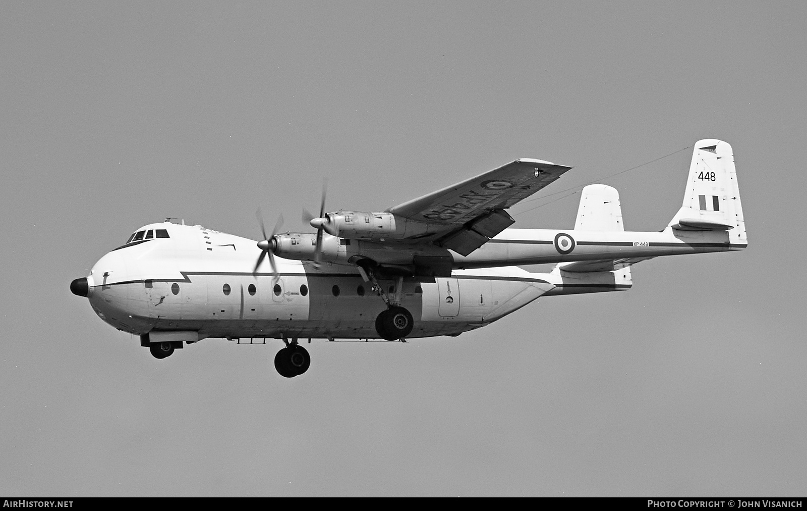 Aircraft Photo of XP448 | Armstrong Whitworth AW-660 Argosy E.1 | UK - Air Force | AirHistory.net #391622