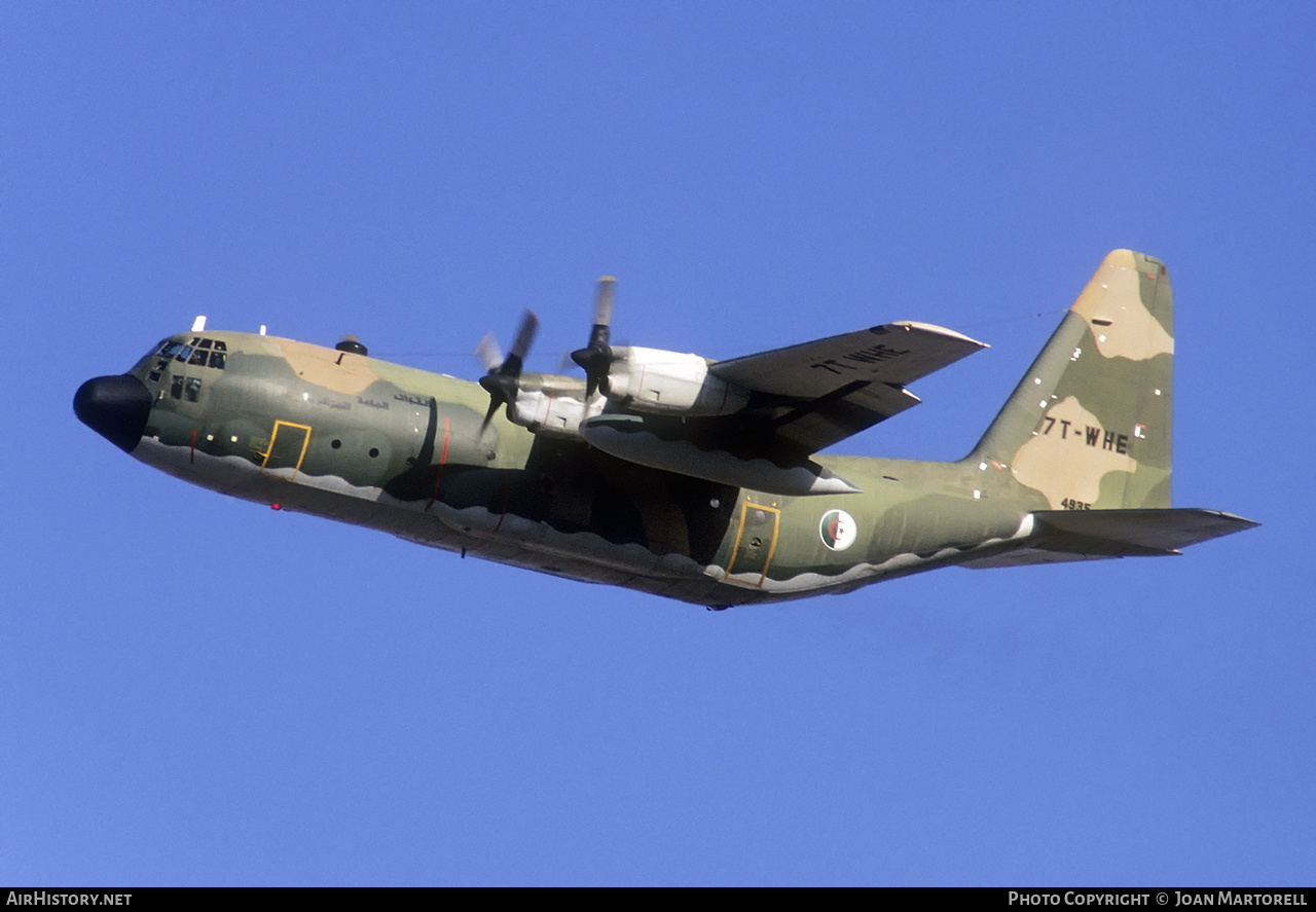 Aircraft Photo of 7T-WHE / 4935 | Lockheed C-130H Hercules | Algeria - Air Force | AirHistory.net #391629