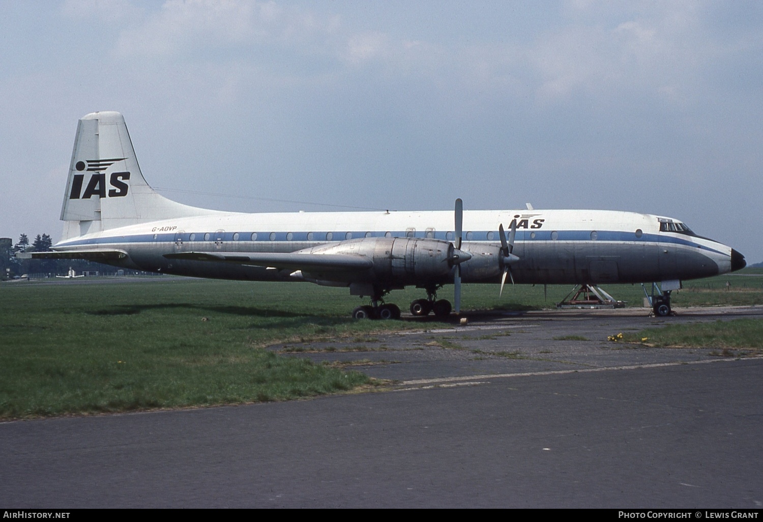 Aircraft Photo of G-AOVP | Bristol 175 Britannia 312F | IAS Cargo Airlines - International Aviation Services | AirHistory.net #391636