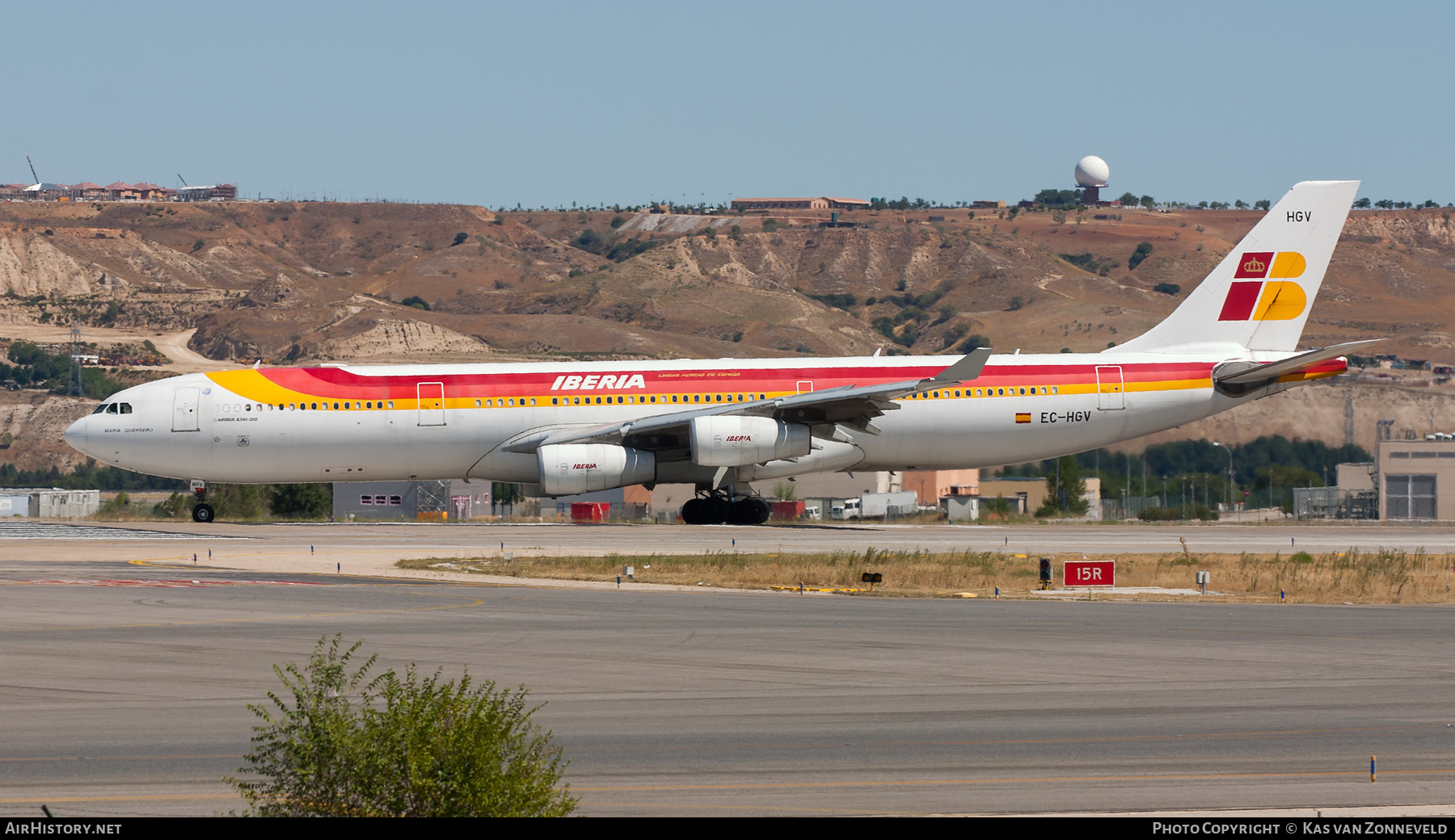 Aircraft Photo of EC-HGV | Airbus A340-313X | Iberia | AirHistory.net #391671
