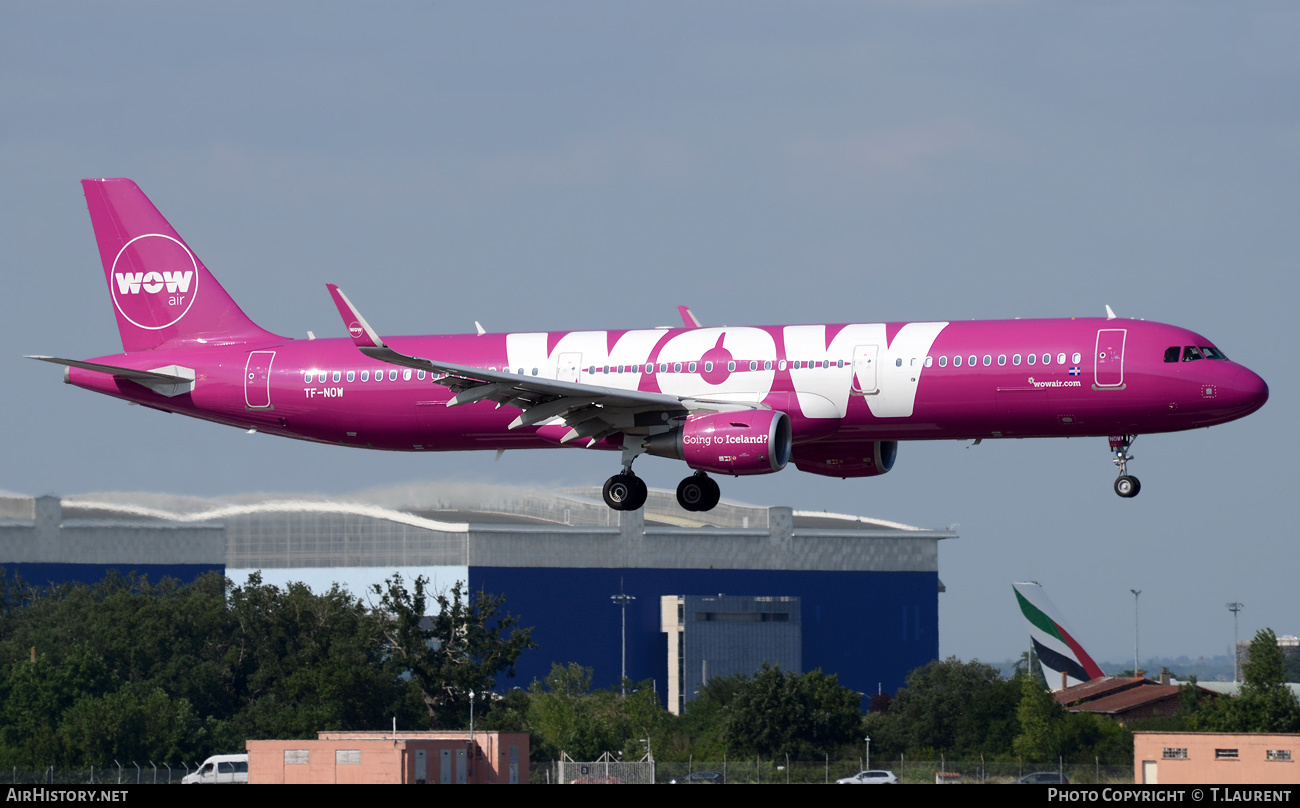 Aircraft Photo of TF-NOW | Airbus A321-211 | WOW Air | AirHistory.net #391690
