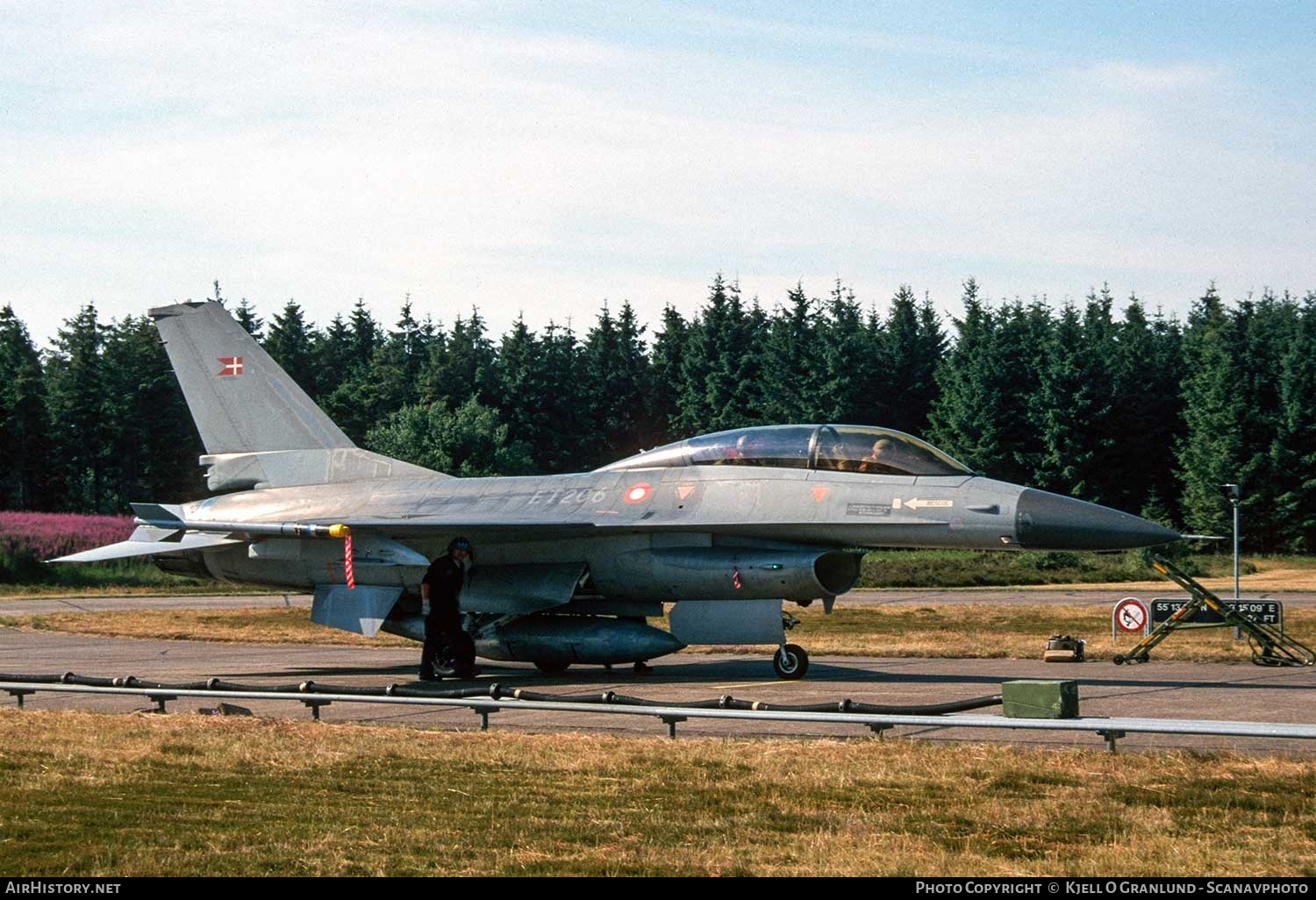 Aircraft Photo of ET-206 / 78-0206 | General Dynamics F-16B Fighting Falcon | Denmark - Air Force | AirHistory.net #391698