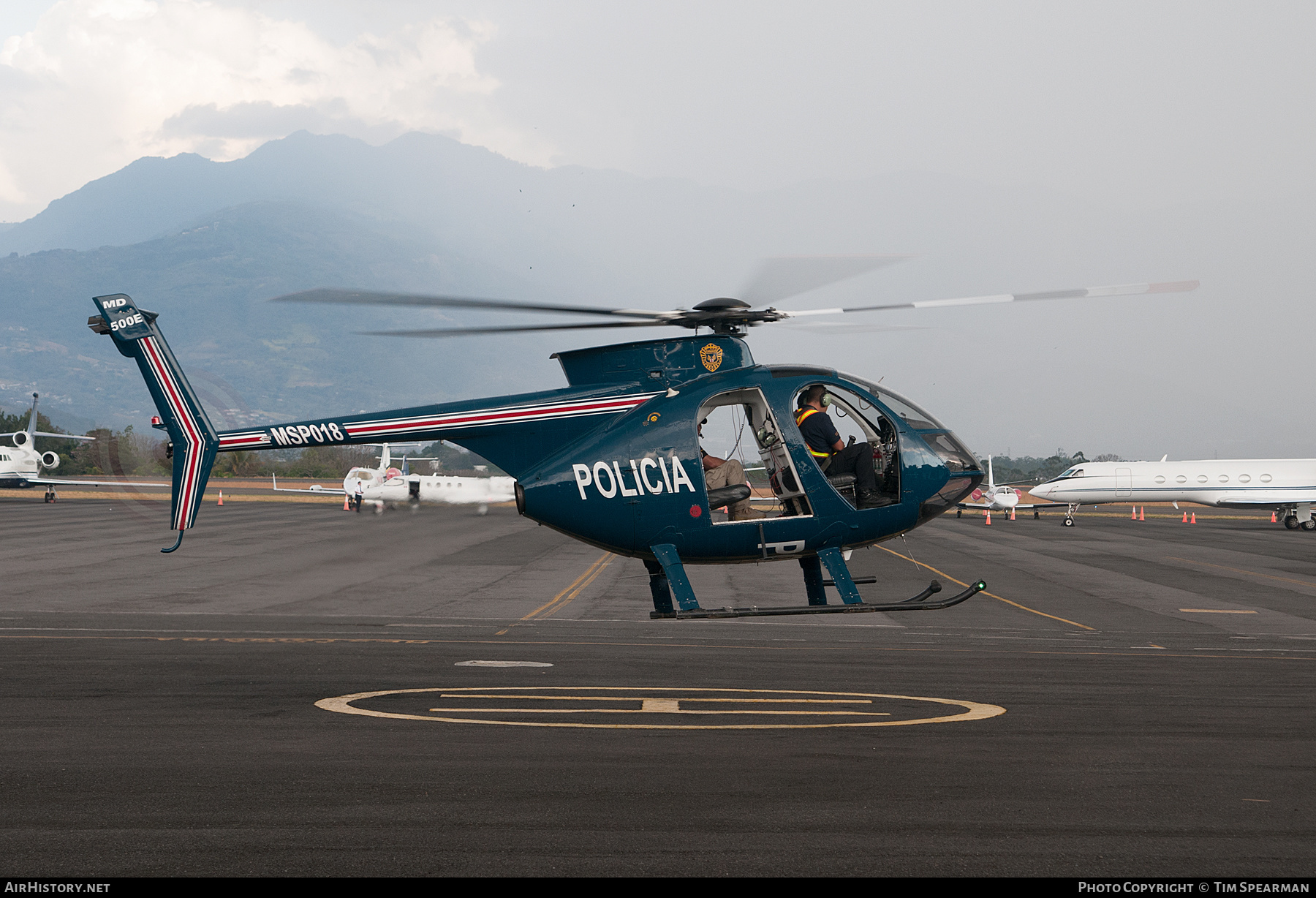 Aircraft Photo of MSP018 | Hughes 500E (369E) | Costa Rica - Policia | AirHistory.net #391712