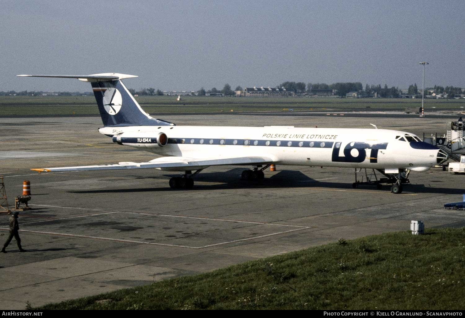 Aircraft Photo of SP-LHD | Tupolev Tu-134A | LOT Polish Airlines - Polskie Linie Lotnicze | AirHistory.net #391715
