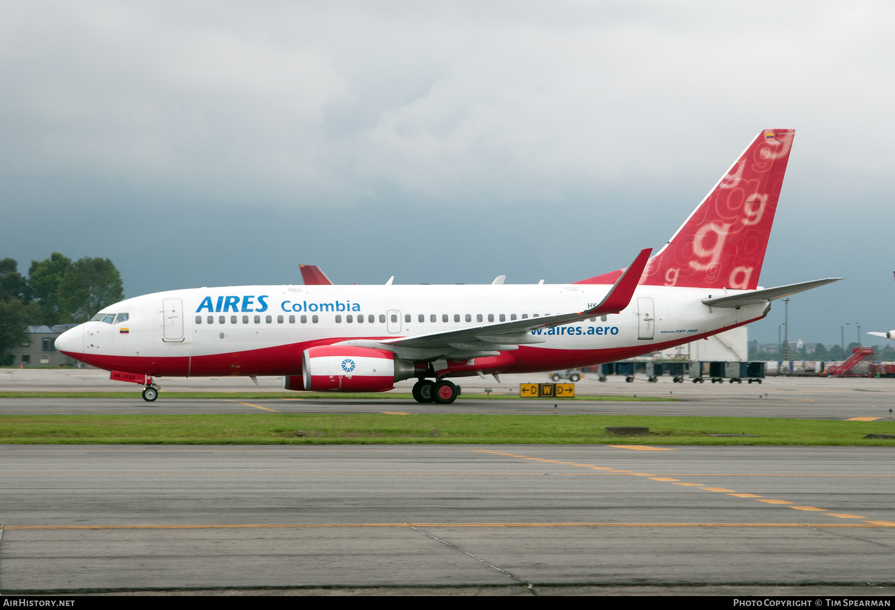 Aircraft Photo of HK-4694 | Boeing 737-7Q8 | AIRES - Aerovías de Integración Regional | AirHistory.net #391722