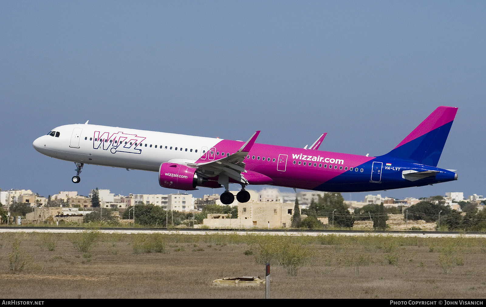 Aircraft Photo of HA-LVY | Airbus A321-271NX | Wizz Air | AirHistory.net #391732