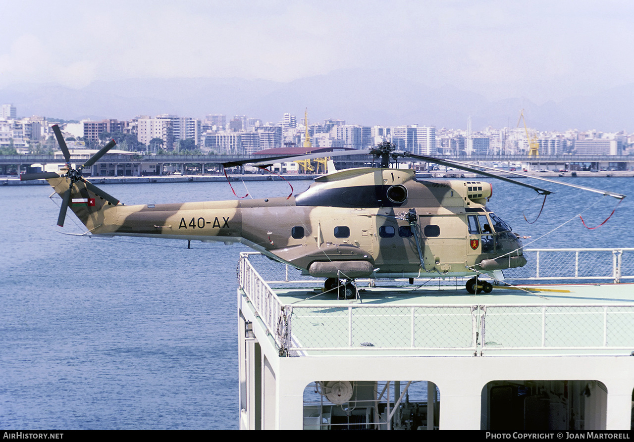 Aircraft Photo of A4O-AX | Aerospatiale SA-330J Puma | Oman - Air Force | AirHistory.net #391740
