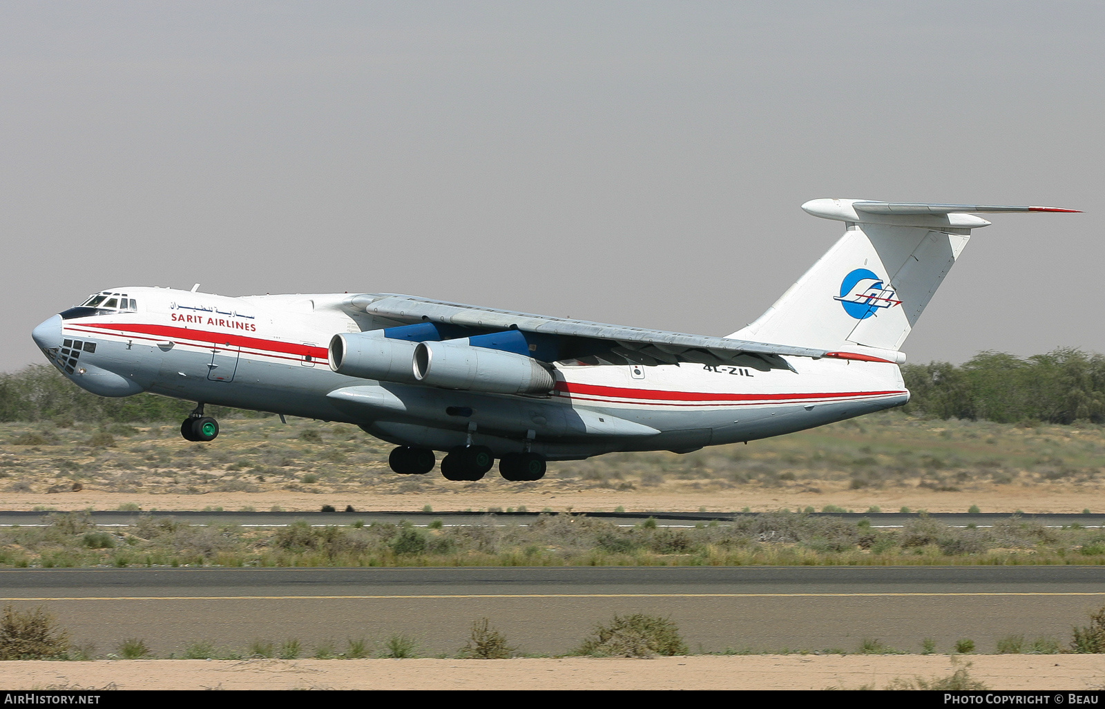 Aircraft Photo of 4L-ZIL | Ilyushin Il-76TD | Sarit Airlines | AirHistory.net #391756