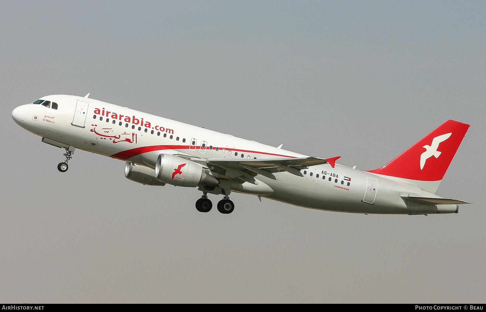 Aircraft Photo of A6-ABA | Airbus A320-214 | Air Arabia | AirHistory.net #391759