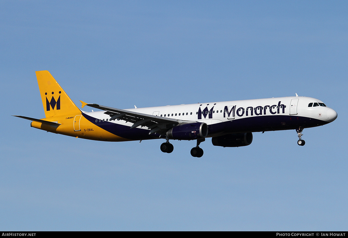 Aircraft Photo of G-ZBAL | Airbus A321-231 | Monarch Airlines | AirHistory.net #391763