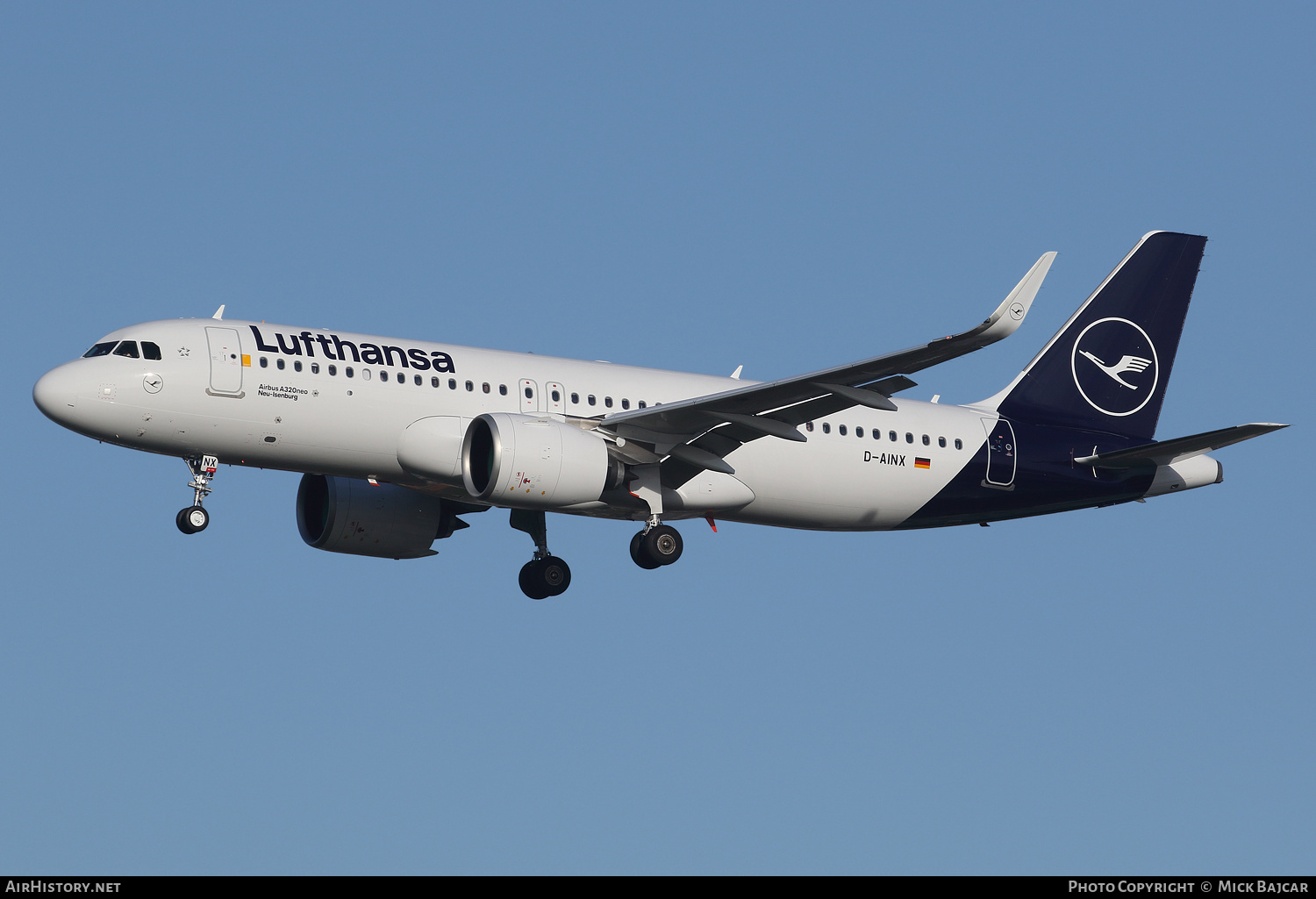 Aircraft Photo of D-AINX | Airbus A320-271N | Lufthansa | AirHistory.net #391770
