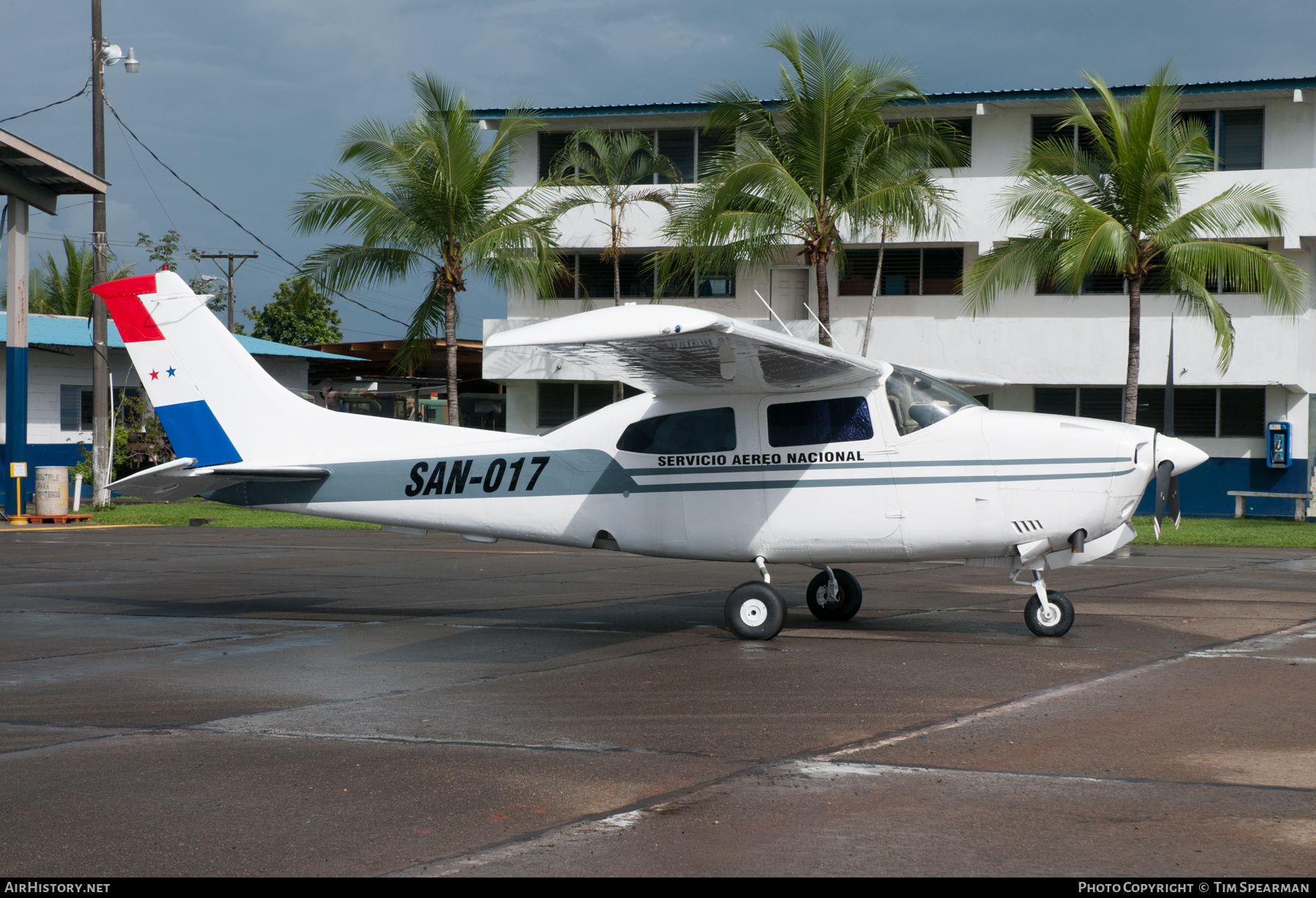 Aircraft Photo of SAN017 | Cessna T210... Turbo Centurion II | Panama - Air Force | AirHistory.net #391780