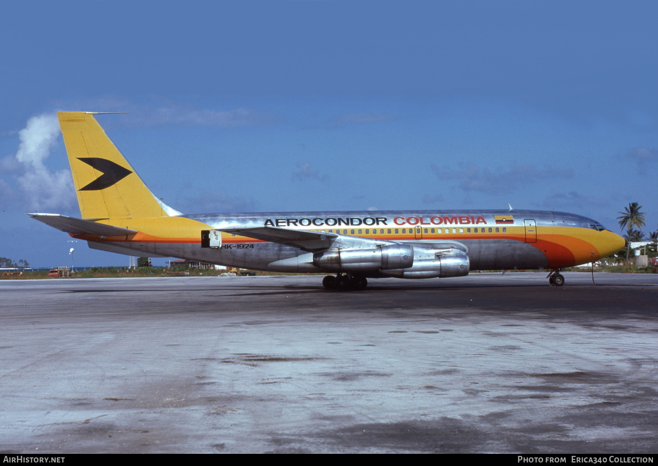 Aircraft Photo of HK-1974 | Boeing 720-023B | Aerocóndor | AirHistory.net #391804