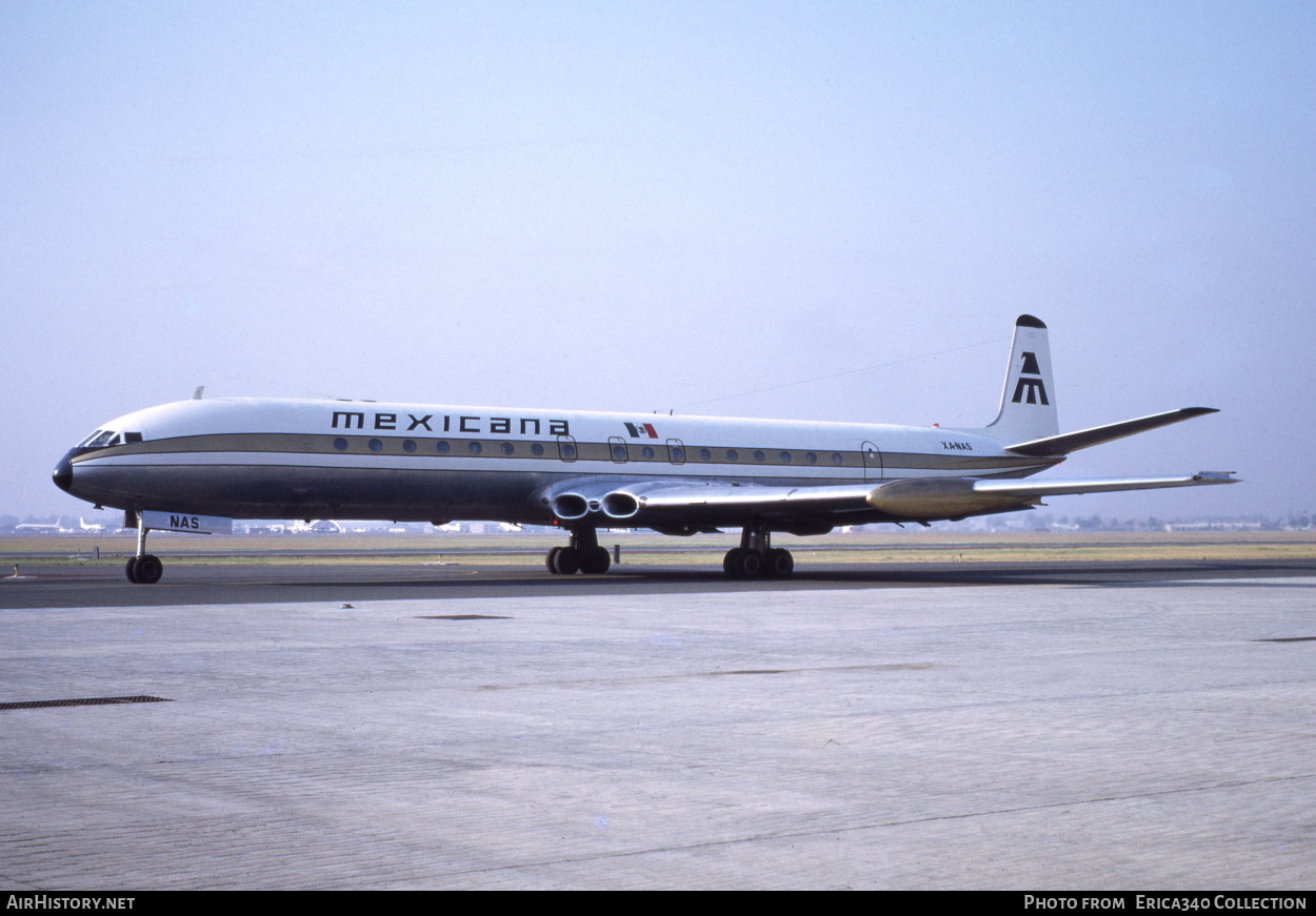 Aircraft Photo of XA-NAS | De Havilland D.H. 106 Comet 4C | Mexicana | AirHistory.net #391807