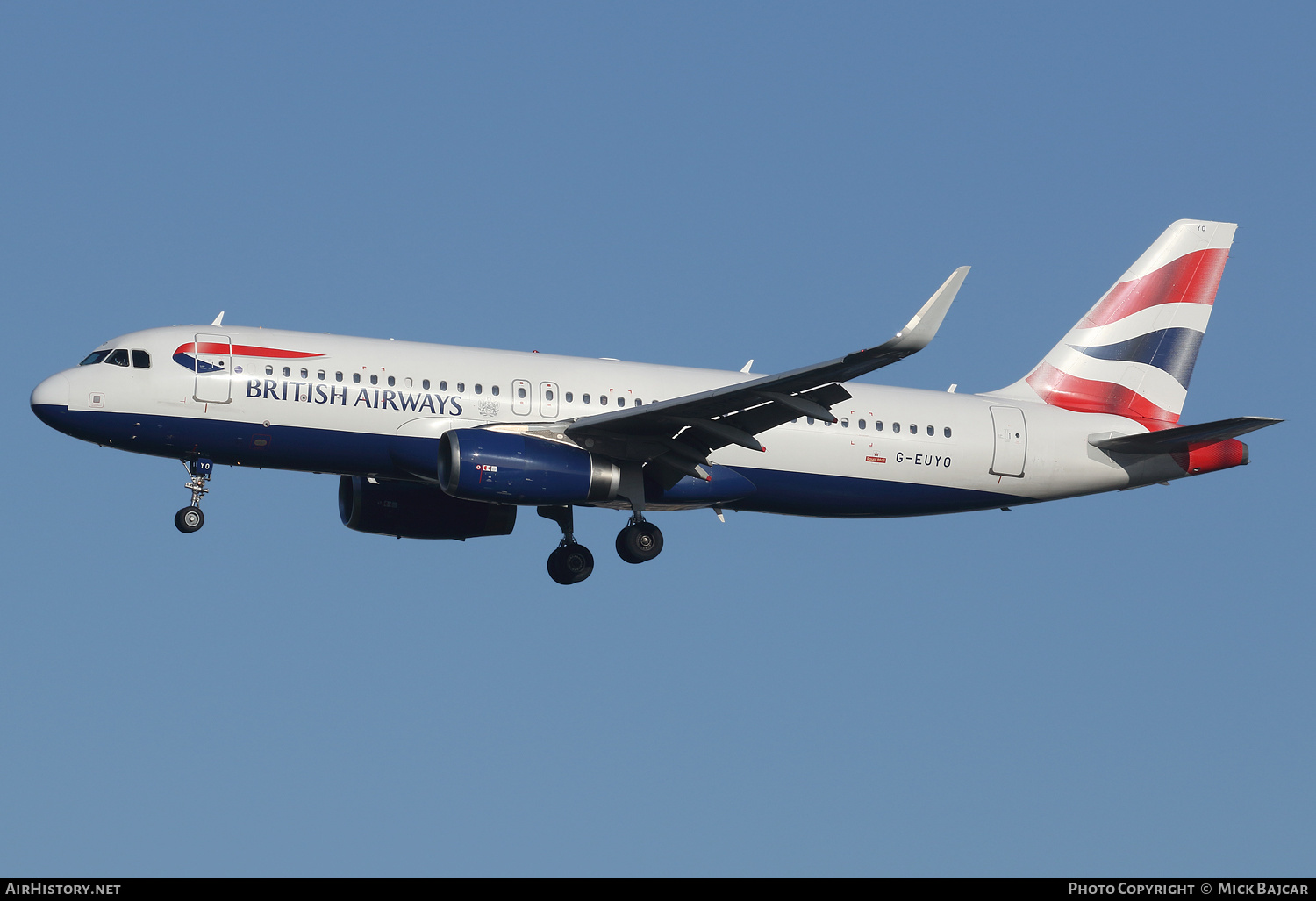Aircraft Photo of G-EUYO | Airbus A320-232 | British Airways | AirHistory.net #391823