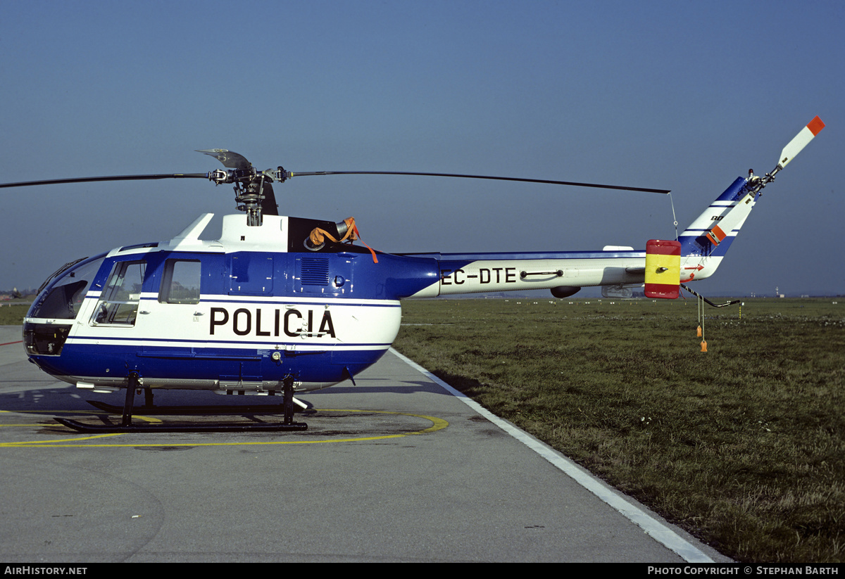 Aircraft Photo of EC-DTE | MBB BO-105CB | Policía | AirHistory.net #391827