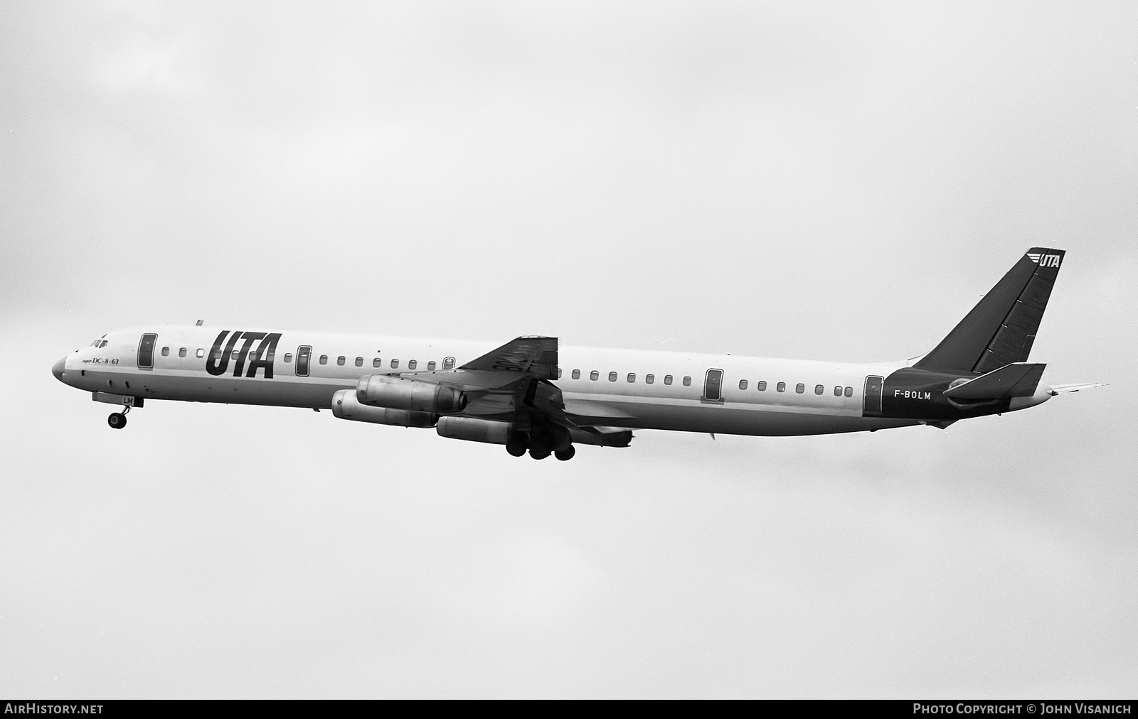 Aircraft Photo of F-BOLM | McDonnell Douglas DC-8-63PF | UTA - Union de Transports Aériens | AirHistory.net #391855