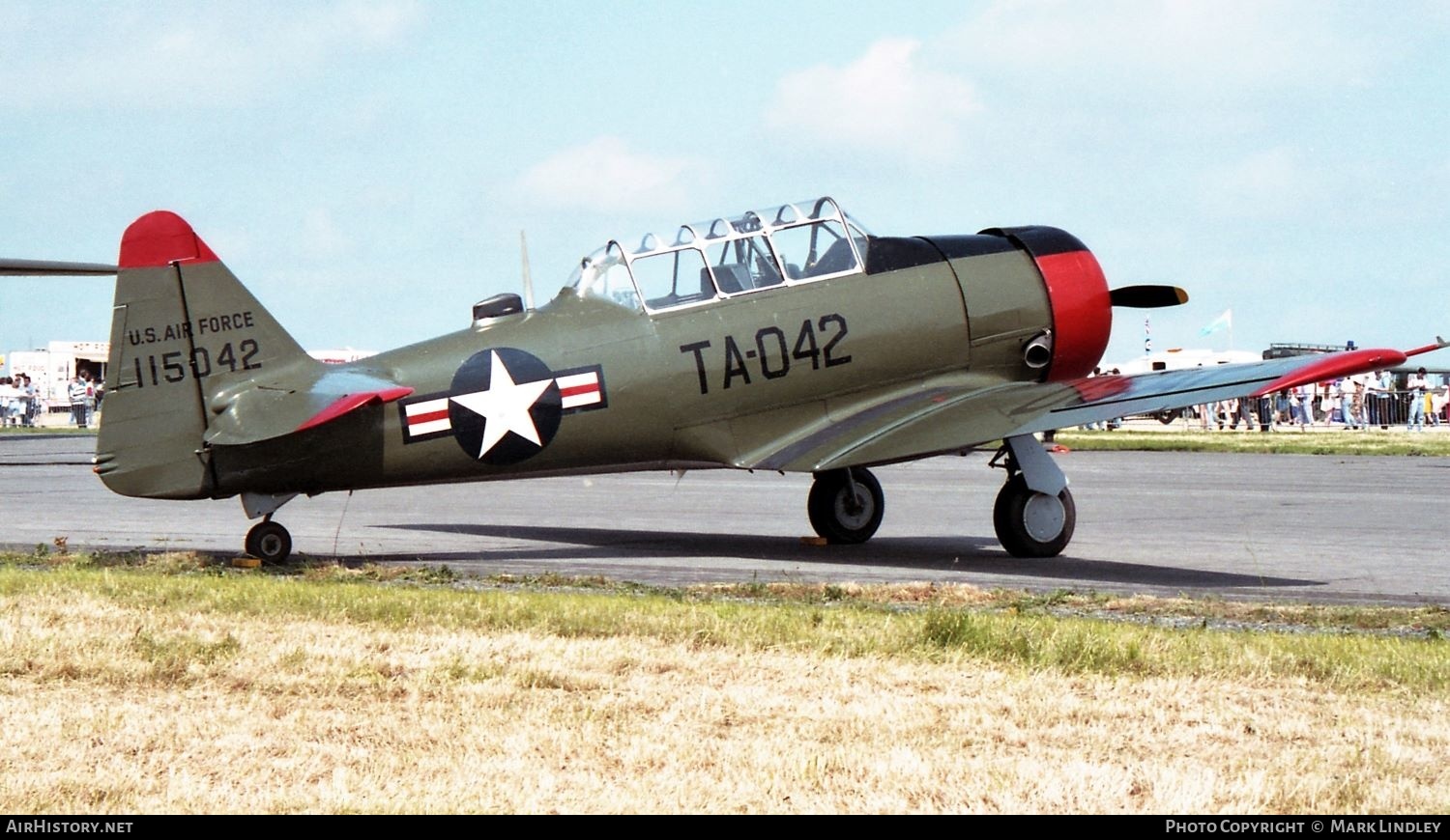 Aircraft Photo of G-BGHU / 115042 | North American T-6G Texan | USA - Air Force | AirHistory.net #391968