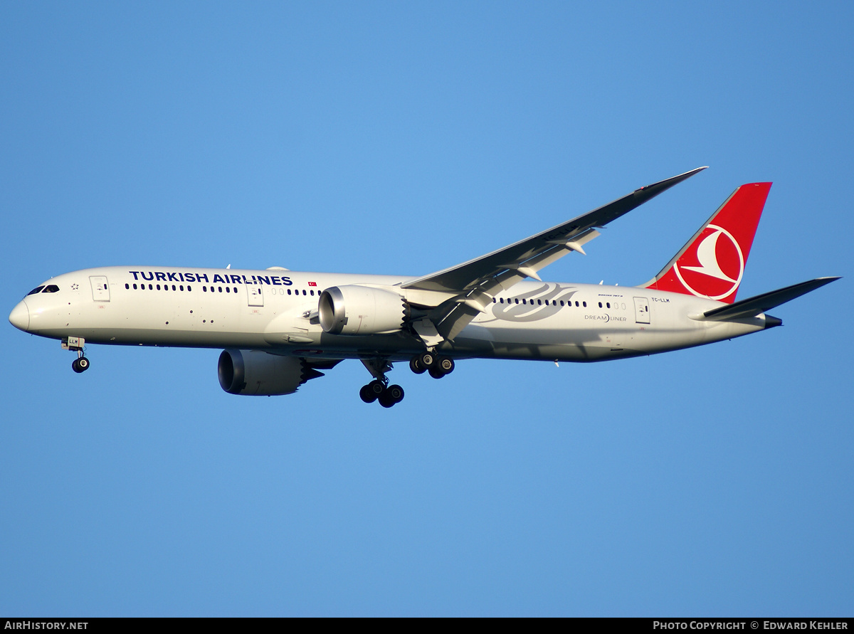 Aircraft Photo of TC-LLM | Boeing 787-9 Dreamliner | Turkish Airlines | AirHistory.net #392029