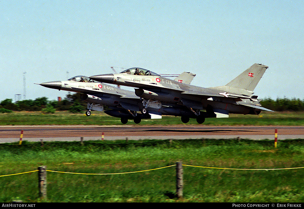 Aircraft Photo of E-178 | General Dynamics F-16A Fighting Falcon | Denmark - Air Force | AirHistory.net #392035