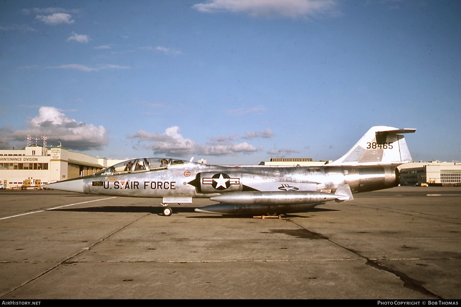 Aircraft Photo of 63-8465 / 38465 | Lockheed TF-104G Starfighter | USA - Air Force | AirHistory.net #392045