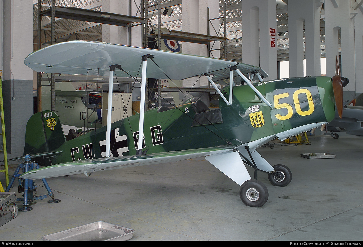 Aircraft Photo of G-BXBD / CW-BG | CASA 1.131E Jungmann | Germany - Air Force | AirHistory.net #392055