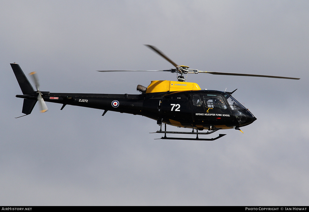 Aircraft Photo of ZJ272 | Eurocopter AS-350BB Squirrel HT1 | UK - Air Force | AirHistory.net #392067