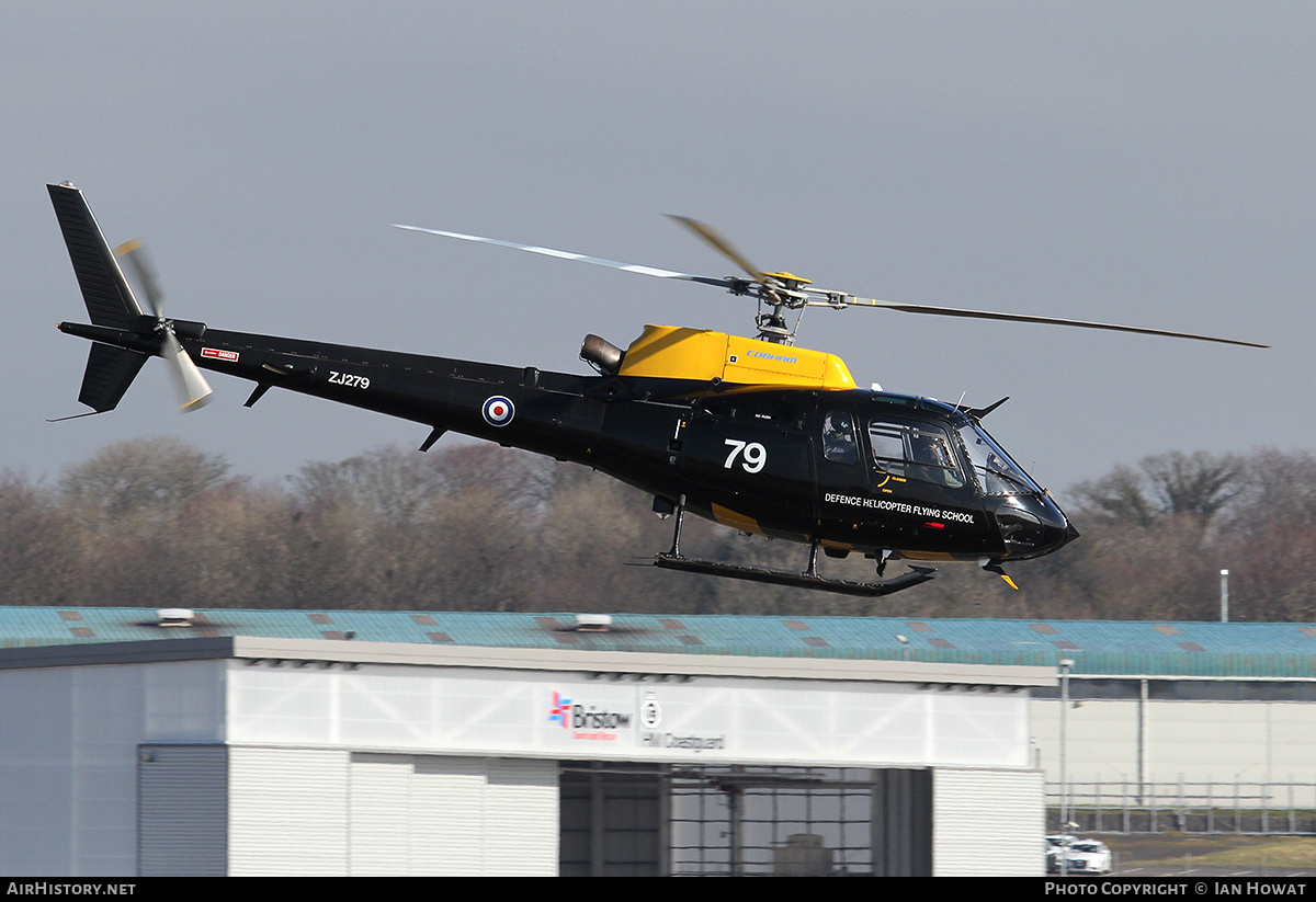 Aircraft Photo of ZJ279 | Eurocopter AS-350BB Squirrel HT1 | UK - Air Force | AirHistory.net #392072