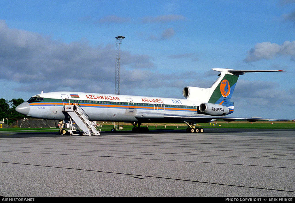 Aircraft Photo of 4K-85274 | Tupolev Tu-154B-1 | Azerbaijan Airlines - AZAL - AHY | AirHistory.net #392133