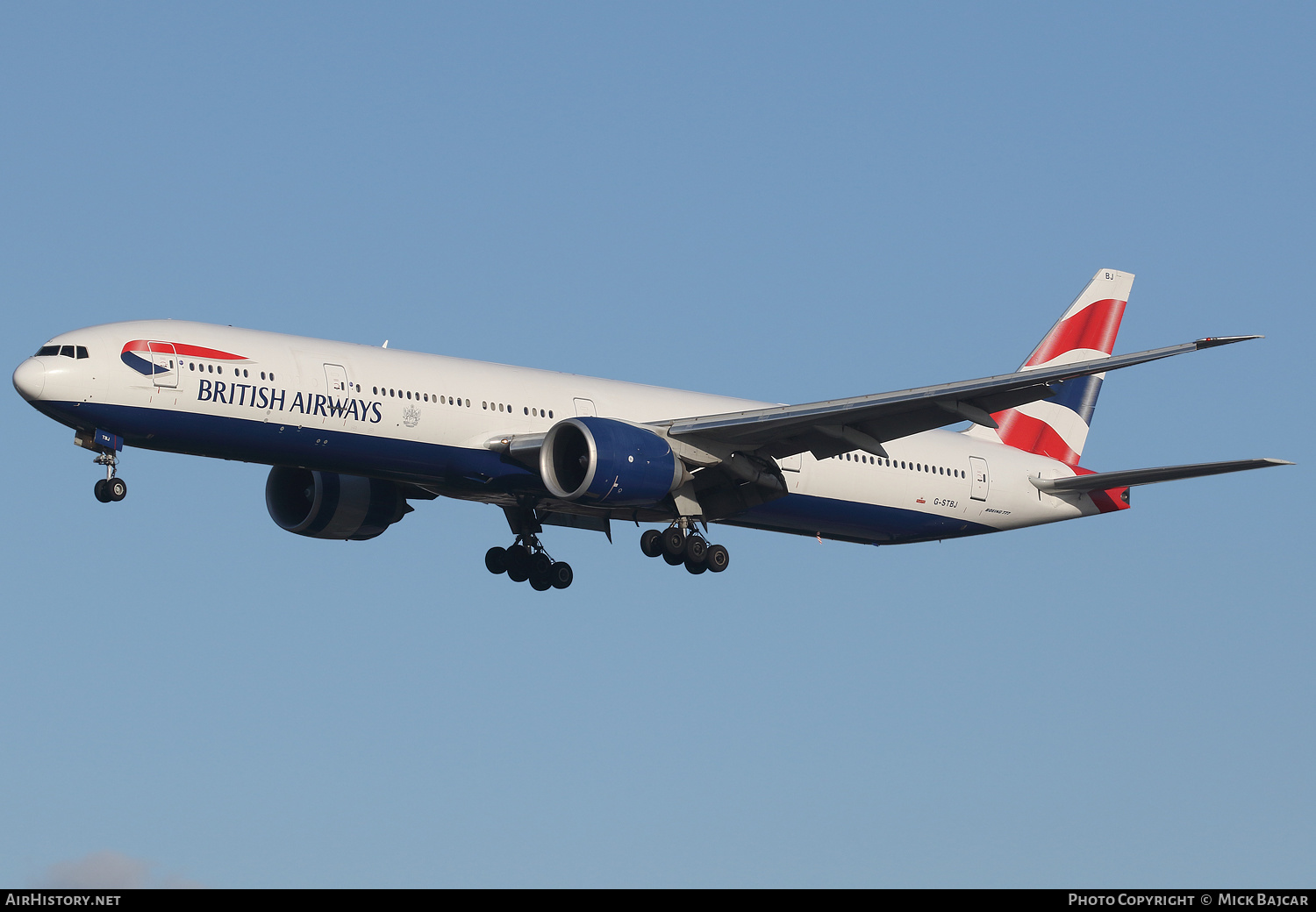 Aircraft Photo of G-STBJ | Boeing 777-336/ER | British Airways | AirHistory.net #392135